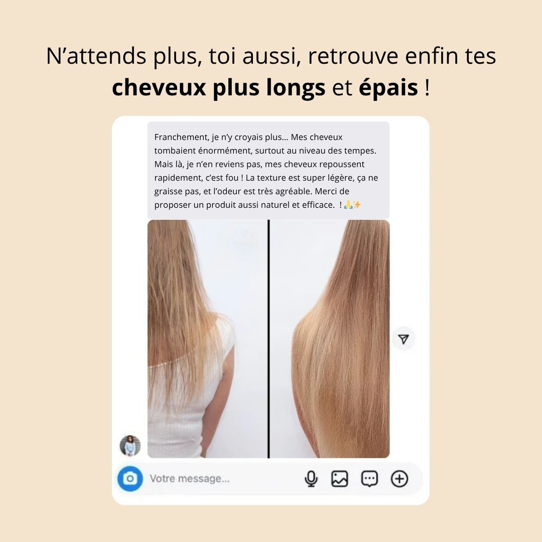 Sérum de Croissance Naturel pour Cheveux